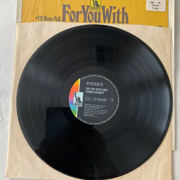 Tommy Garrett: For You With Love Vintage Vinyl Record - Picture 5 of 9